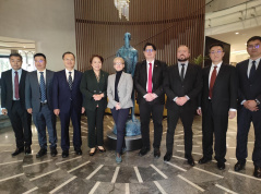 16 October 2025 National Assembly Deputy Speaker Marina Ragus with the delegation of the China Institute of International Studies 